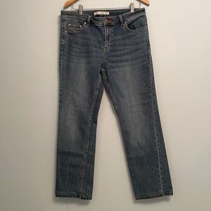 Woolrich Mid Rise Straight Leg Blue Wash Jeans Size 12